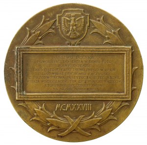 Second Republic, 100th anniversary medal of the Bank of Poland, 1928 (289)