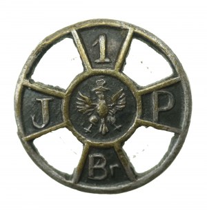 II RP, miniature badge, 1st Brigade of the Polish Legions 