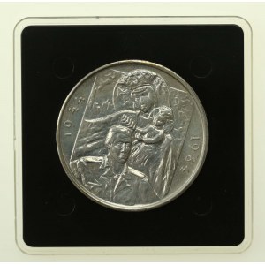 PRL, Medal Powstanie Warszawskie Ars Christiana 1984 - srebro. Wersja cięższa (292)