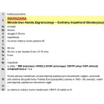PRL, stamp Ministry of Foreign Trade - Central Inspector of Standardization - ink (294)