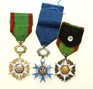 France, set of decorations. Total of 3 pcs. (296)