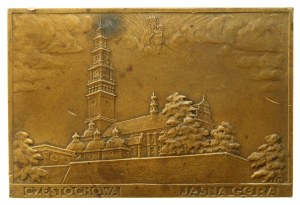 II RP, Plaketa Częstochowa-Jasna Góra. State Mint (297)