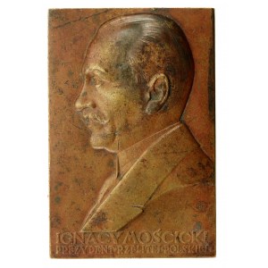 II RP, Plakieta Ignacy Mościcki. Mennica Państwowa (502)