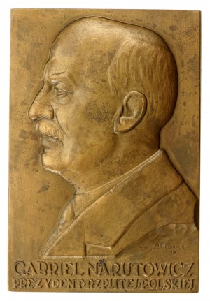 II Republic of Poland, Gabriel Narutowicz Placard. State Mint (506)