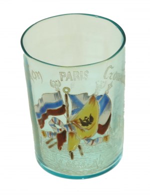 Commemorative glass from the visit of the Tsar's Russian fleet to Toulon in 1893 (516)