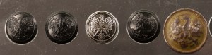 PRL, Set of buttons 5 pcs. (701)