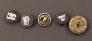 PRL, Set of buttons 5 pcs. (701)