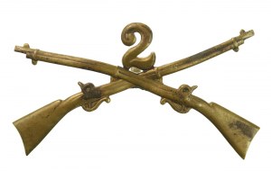 USA, 2nd Infantry Regiment badge, WWI (705)