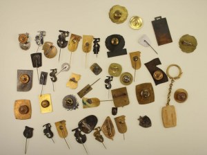 PRL, a collection of badges related to Warsaw. Total 44 pieces. (710)
