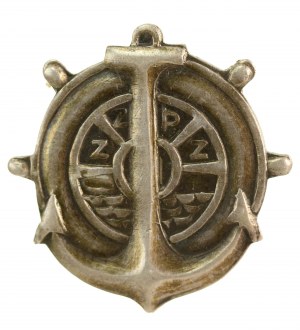 People's Republic of Poland, Shipping Workers Union badge, Silver (717)