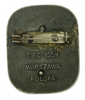 PRL, Badge of the Fryderyk Chopin Society, Warsaw 1954 (722)