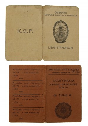 II RP, set of documents after a soldier of the Customs Baon and KOP Krasne (518)