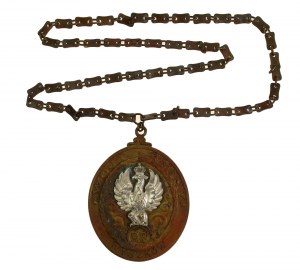 II RP, Insignia of the Head of Wyszków Commune (Powiat Węgrowski), Lopienski Brothers (723)