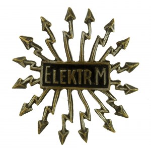 II RP, Odznaka Elektrownia Miejska Warszawa. Reising (726)