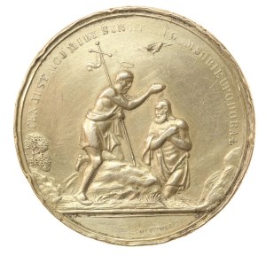 Russian Partition, Nicholas II, Baptismal Medal - Herkner (733)