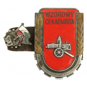 PRL, Odznaka Wzorowy Cekaemista wz. 1951. Duża (339)