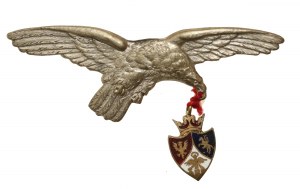 Patriotic eagle with pendant, coat of arms from the January Uprising period (605)