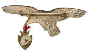 Patriotic eagle with pendant, coat of arms from the January Uprising period (605)