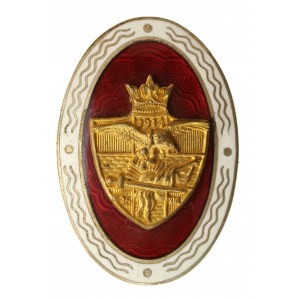 Odznaka Samarytanin Polski, Broszka patriotyczna z okresu I wojny (606)