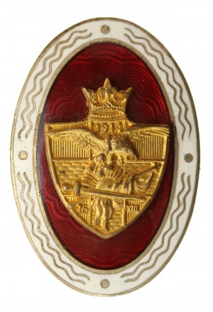 Polish Samaritan Badge, Patriotic Brooch from the First War Period (606)
