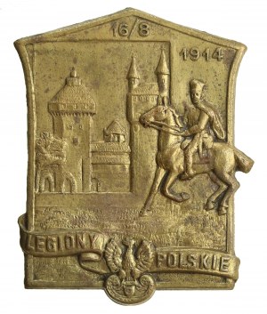 Patriotic badge Polish Legions 16/8 1914 (613)