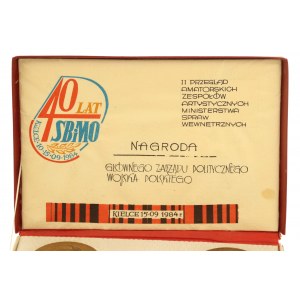 PRL, 40 Lat SB i MO. Zestaw 5 medali w ozdobnym etui, 1984 r. (623)
