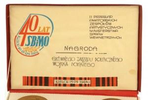 PRL, 40 Years of SB and MO. Set of 5 medals in decorative case, 1984 (623)