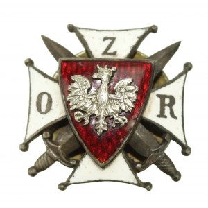 Second Republic, Badge of the Union of Reserve Officers. United Engravers (714)