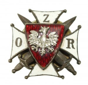 Second Republic, Badge of the Union of Reserve Officers. United Engravers (714)