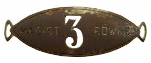 II RP, Cap badge of an officer of the Rivne Magistrate. Borderlands (729)