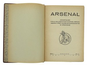 Arsenal. Quarterly of the Circle of Lovers of Old Arms and Colours, 1957-1958 (457)