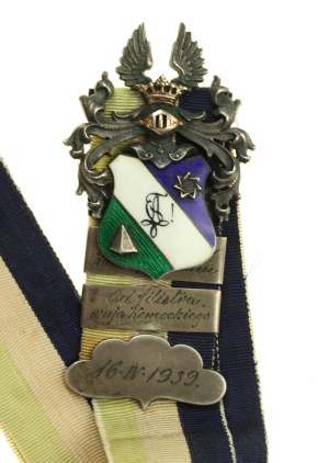 II RP, Arkonia badge, Polish Academic Corporation. Rare (472)