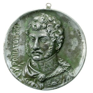 Plakieta książę Józef Poniatowski XIX / XX w. (829)