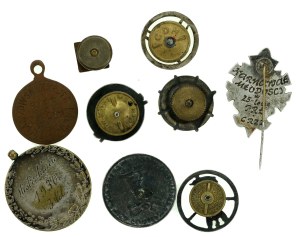 Second Republic, People's Republic of Poland, badge set. Total of 9 pcs. (628)