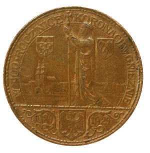 II Republic, Medal, 900th anniversary of the coronation of Boleslaw the Brave 1924 (630)