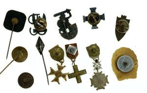 PRL, a set of badges and medals. Total of 12 pcs. (633)