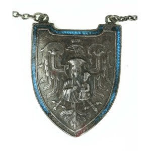 Ryngraf patriotyczny, Matka Boska Częstochowska z orłem, 1938. Srebro (635)