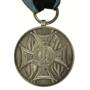PRL, Srebrny Medal Zasłużonym na Polu Chwały, Lenino 1943. Grabski (639)