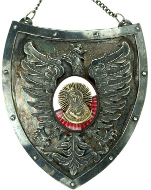 II RP, Patriotic grosgraph, Our Lady of Ostra Brama. Enamel (641)