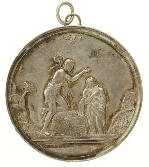 Medal for the Commemoration of Baptism, 1855. by J. Majnert (644)