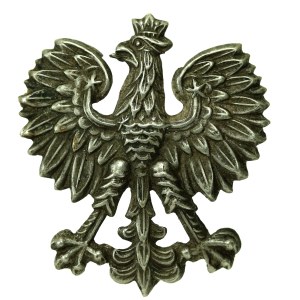 II RP, Orzeł państwowy wz. 27, noszony między innym przez Policję Państwową (647)