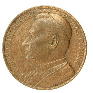 II RP, Medal Prymas August Hlond, 1930. Medal w pudełku (648)
