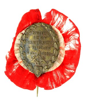 II RP, Badge of the Opening of the Chamber of Crafts in Warsaw, 1930 (655)