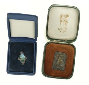 PRL, Warsaw badge set. Total of 2 pcs. (656)