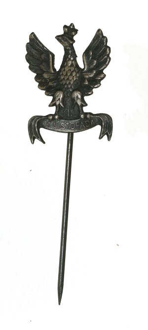 Patriotic eagle with November 11 ribbon (657)