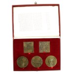 PRL, Medale Muzeum Azji i Pacyfiku w Warszawie, 1977. Komplet w pudełku (663)