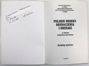 Polish Orders, Decorations and Badges. Catalog of the exhibition from the collection of S. Sawecki with dedication (540)