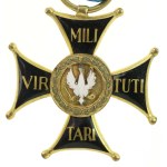 II RP, Krzyż Virtuti Militari klasy III Nr 53 wraz z dedykowanym pudełkiem (407)