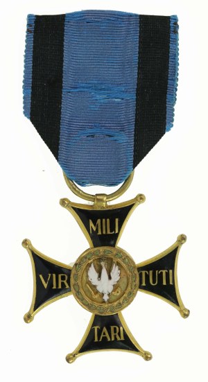 II RP, Virtuti Militari Cross Class III No. 53 with dedicated box (407)