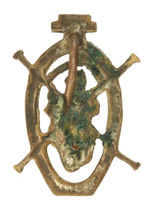 II RP, Warsaw Waterworks cap badge (760)